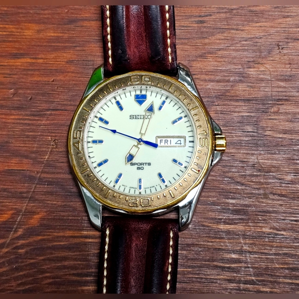 Vintage Seiko Sports 50 Men's Watch